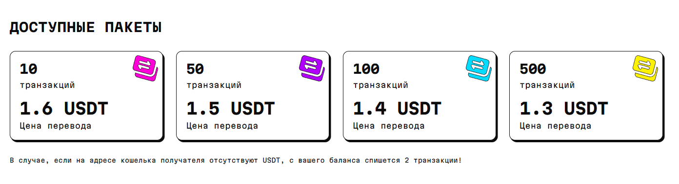 Пакеты TR Energy